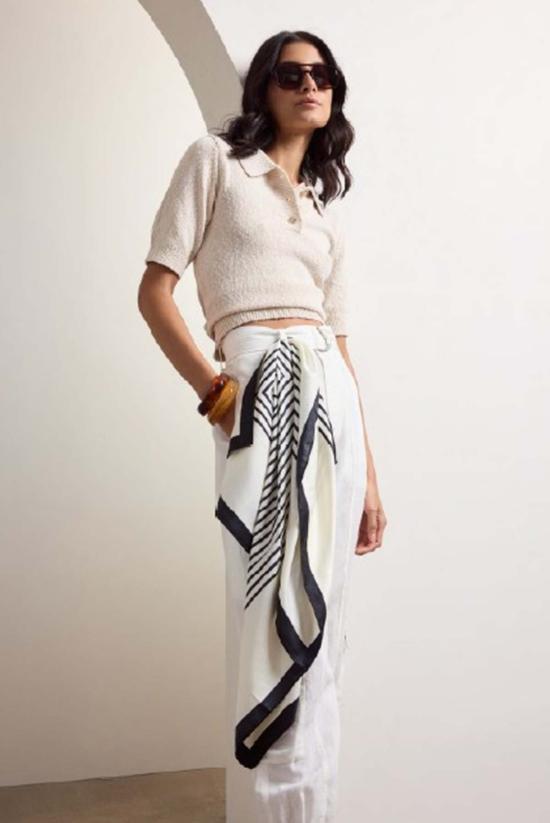  Onia 폴로 티셔츠 오니아 코튼 부클 폴로 - ONIA