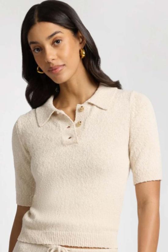  Onia 폴로 티셔츠 오니아 코튼 부클 폴로 - ONIA