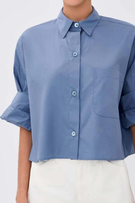  티더블유피 셔츠 타운 넥스트 엑스 탑 컨트리 블루 - TWP