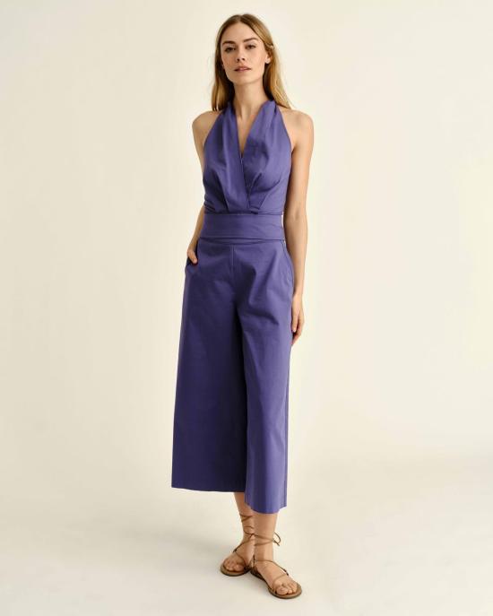  카르톨리나 크롭 팬츠 Cartolina Salida 큐로트 팬츠 - CARTOLINA