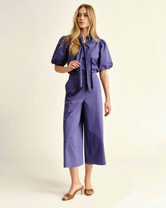  카르톨리나 크롭 팬츠 Cartolina Salida 큐로트 팬츠 - CARTOLINA