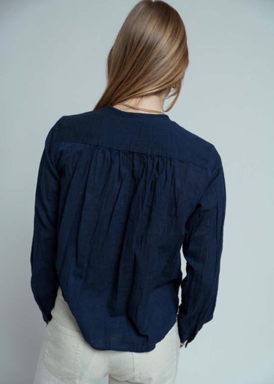  파드칼레 셔츠 파스드칼레 오가닉 코튼 샴브레이  블루 - PAS DE CALAIS