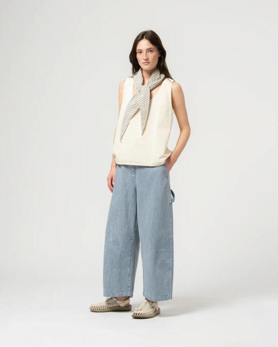  걸스오브더스트 데님 팬츠 걸스 오브 더스트 서브마린 치노 데님 블루 펄 - GIRLS OF DUST