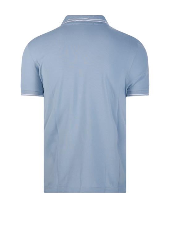 26SS 스톤 아일랜드 오가닉 코튼 피케 컴퍼스 패치 스트레치 슬림핏 숏슬리브 폴로 S152200010 S0018 V004A - STONE ISLAND