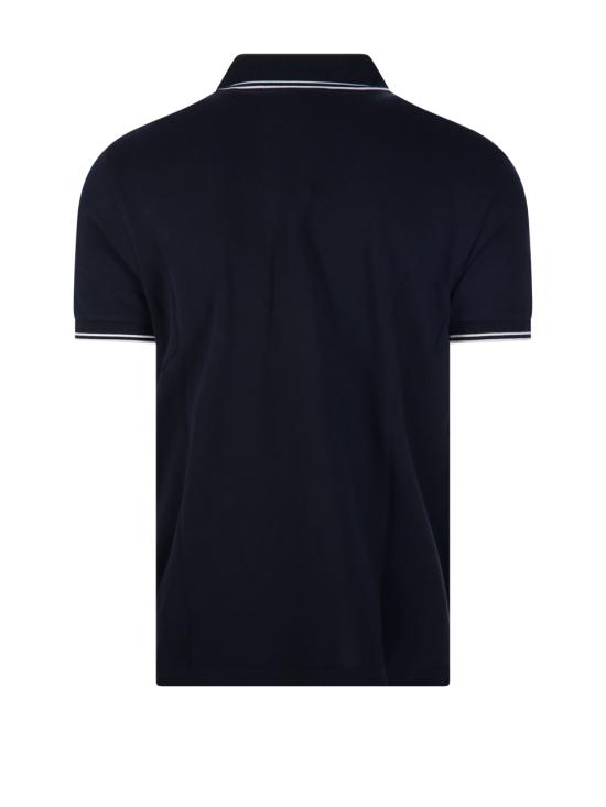 26SS 스톤 아일랜드 오가닉 코튼 피케 컴퍼스 패치 스트레치 슬림핏 숏슬리브 폴로 S152200010 S0018 V0020 NAVY BLUE - STONE ISLAND