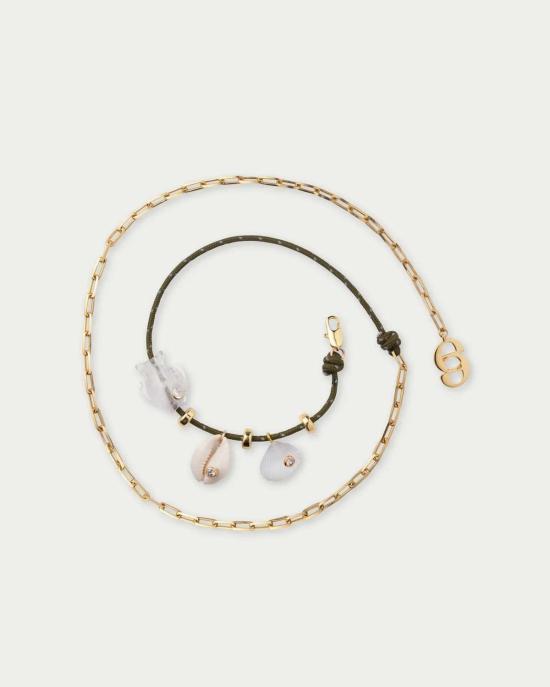  엘리우 바디 주얼리 리프 발찌