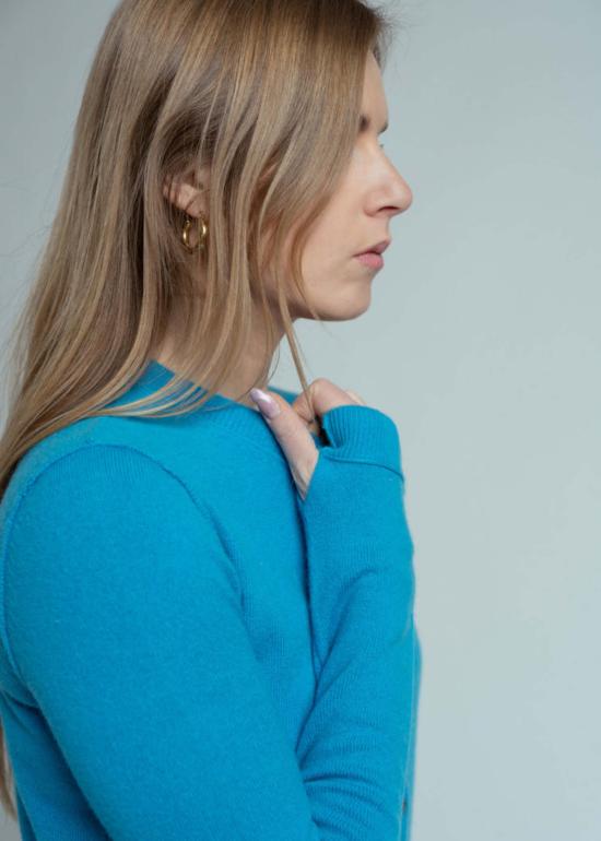  브라조 트리콧 가디건 브라조 트리코 로얄 올 썸스 카디건 풀사이드 - BRAZEAU TRICOT