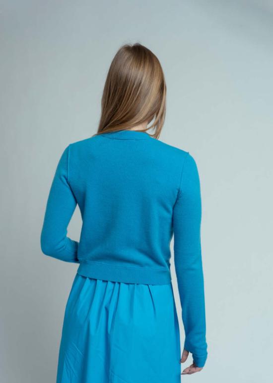  브라조 트리콧 가디건 브라조 트리코 로얄 올 썸스 카디건 풀사이드 - BRAZEAU TRICOT