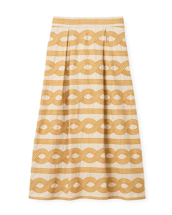  카르톨리나 미디 스커트 비 스커트