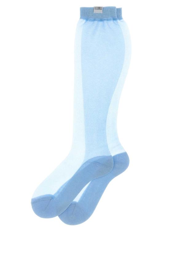 26SS MM6 메종마르지엘라 양말 S62TL0048M13272 512 Light Blue