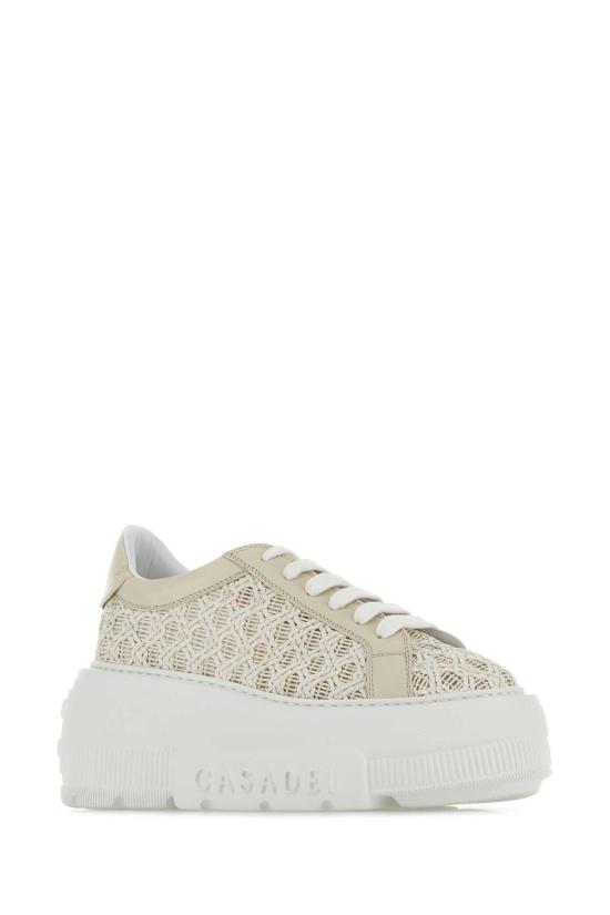 26SS 카사데이 스니커즈 2X109B0701T05823217 OFFWHITE Beige o Tan - CASADEI