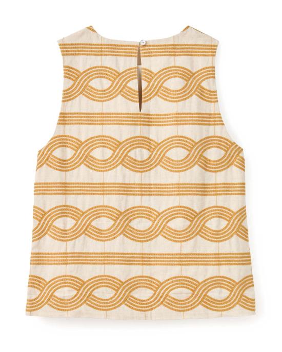  카르톨리나 민소매 티셔츠 셀레스테 탱크탑 - CARTOLINA