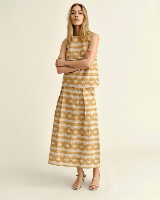  카르톨리나 민소매 티셔츠 셀레스테 탱크탑 - CARTOLINA