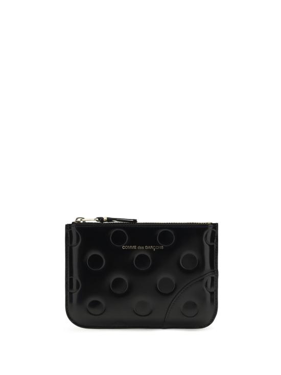 26SS 꼼데가르송 클래식 레더 라인 파우치 SA8100NE 1 BLACK