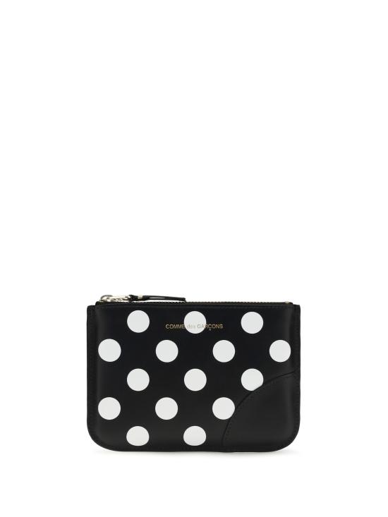 26SS 꼼데가르송 클래식 레더 라인 파우치 SA8100PD BLK BLACK