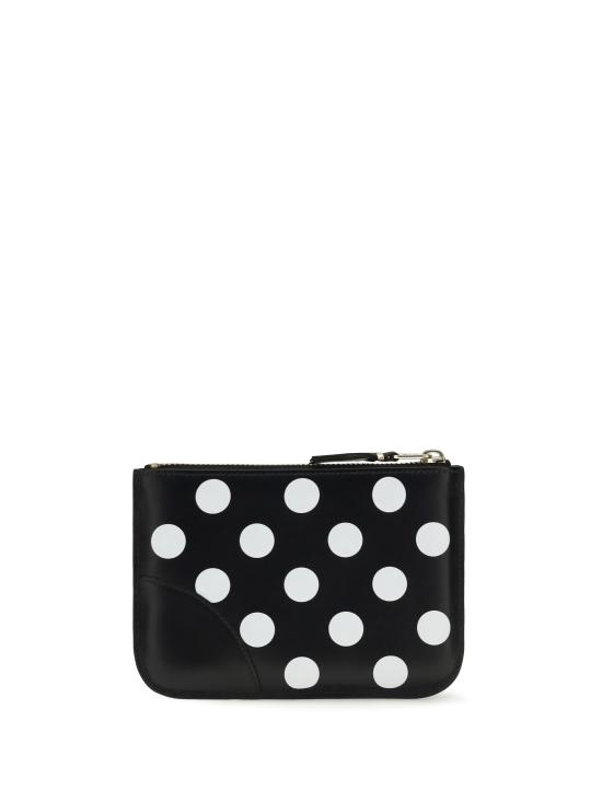 26SS 꼼데가르송 클래식 레더 라인 파우치 SA8100PD BLK BLACK - COMME DES GARCONS