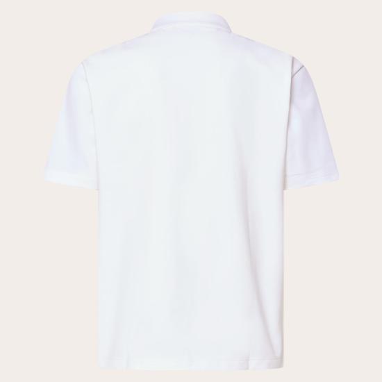 26SS 오클리 폴로 티셔츠 FOA409017WHITE DOM - OAKLEY