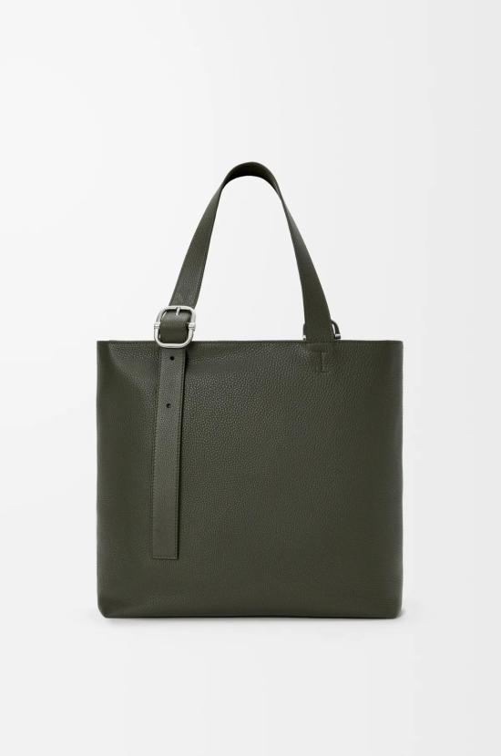 26SS 로에베 토트백 BB22LTTX01 3969 DARK KHAKI GREEN DOM