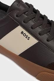 26SS 휴고보스 스니커즈 50557852 242 BROWN DOM - HUGO BOSS