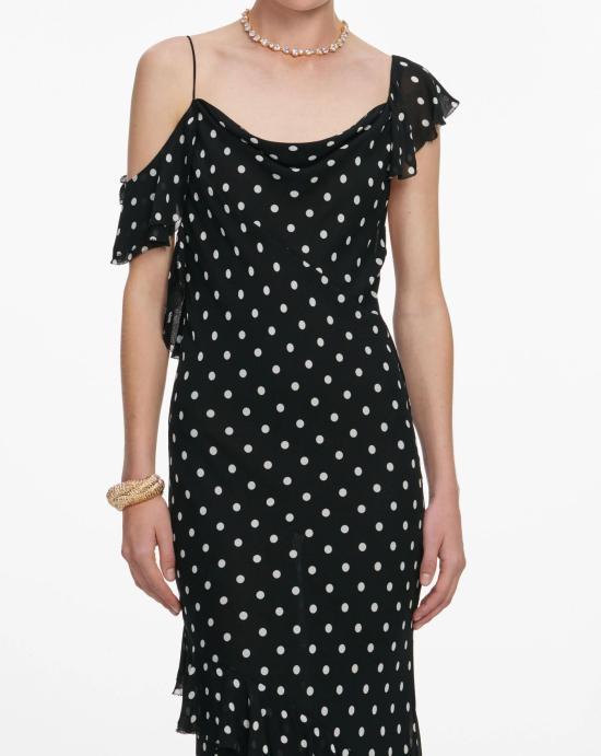 26SS 셀프 포트레이트 미디 원피스 SS26176XB BLACK - SELF PORTRAIT