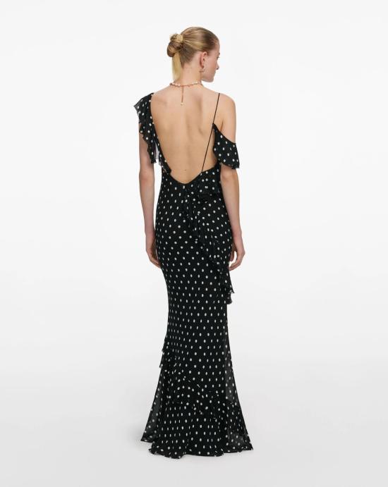 26SS 셀프 포트레이트 미디 원피스 SS26176XB BLACK - SELF PORTRAIT