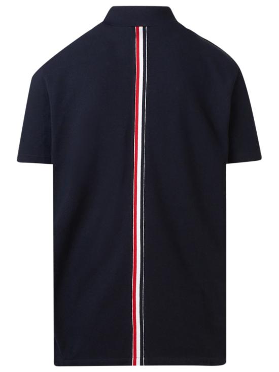 26SS 톰브라운 클래식 피케 스트라이프 릴렉스드 폴로 티셔츠 MJP042A00050415 DOM - THOM BROWNE