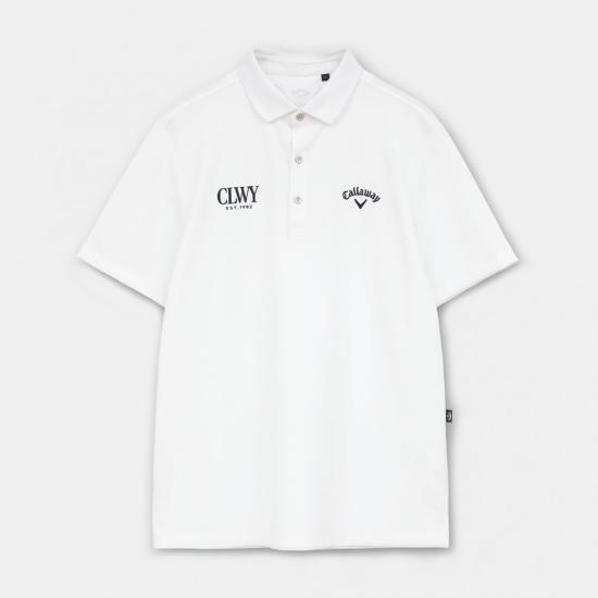 26SS 캘러웨이 폴로 티셔츠 C26134100WHITE DOM