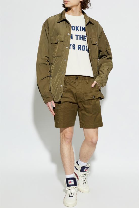 26SS 디스퀘어드2 숏팬츠 S74MU0976 S39021 703 PALMA GREEN DOM - DSQUARED2