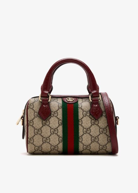 26SS 구찌 토트백 838478 FAE0P 9746 BEIGE DARK BROWN DOM - GUCCI