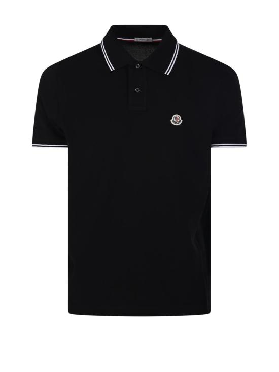 26SS 몽클레어 폴로 티셔츠 8A00027 84556 999 BLACK DOM