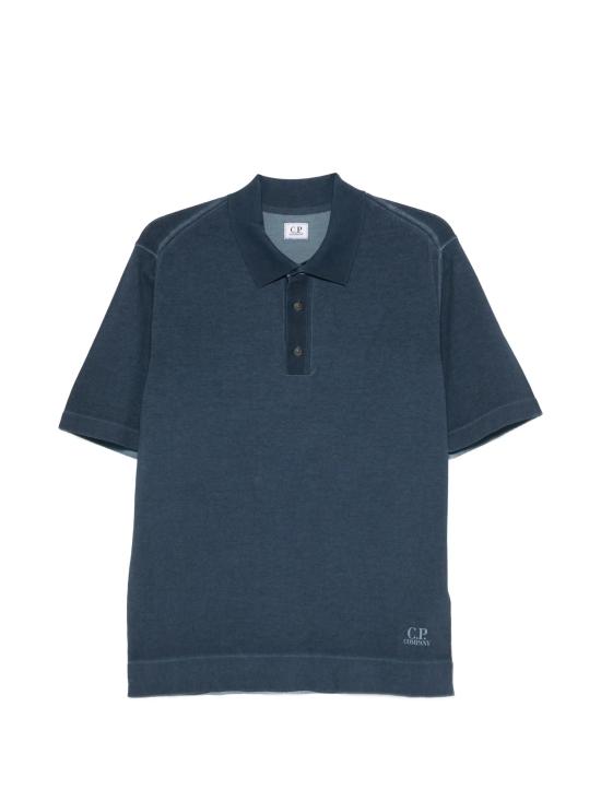 26SS 씨피 컴퍼니 폴로 티셔츠 20CMKN204A 110646S 889 MIDNIGHT NAVY DOM