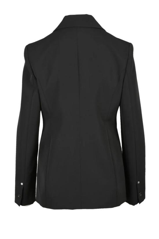  모스키노 자켓 단추 하나로 여미는 구조적인 블랙 블레이저 - MOSCHINO