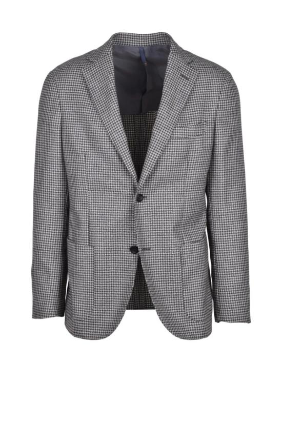  몬테도로 자켓 라운드 블레이저 재킷 - 그레이