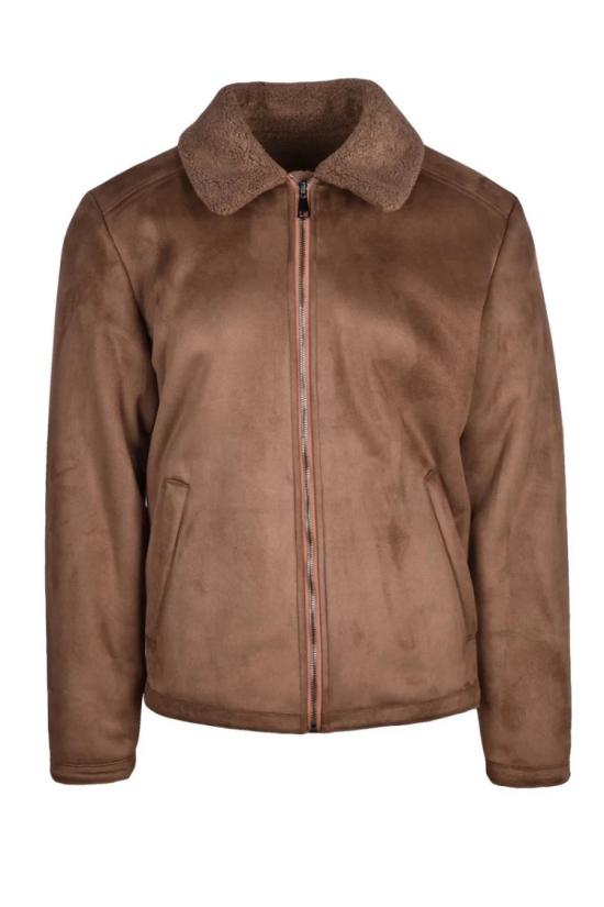  Luca Bertelli 자켓 친환경 재킷 플러시 - 브라운