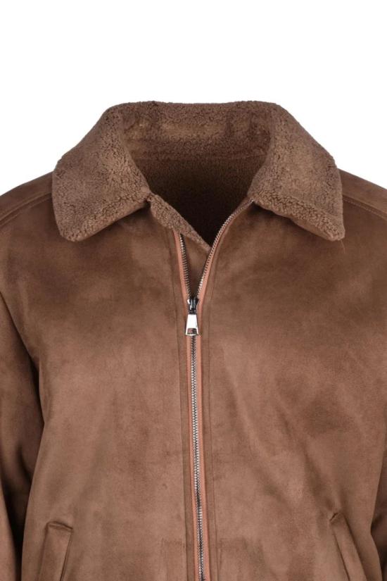  Luca Bertelli 자켓 친환경 재킷 플러시 - 브라운 - OTHER BRANDS