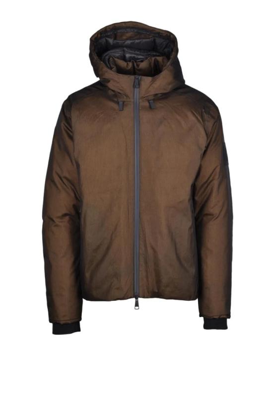  Rihunik Additional 자켓 방수 다운 재킷 - 브라운