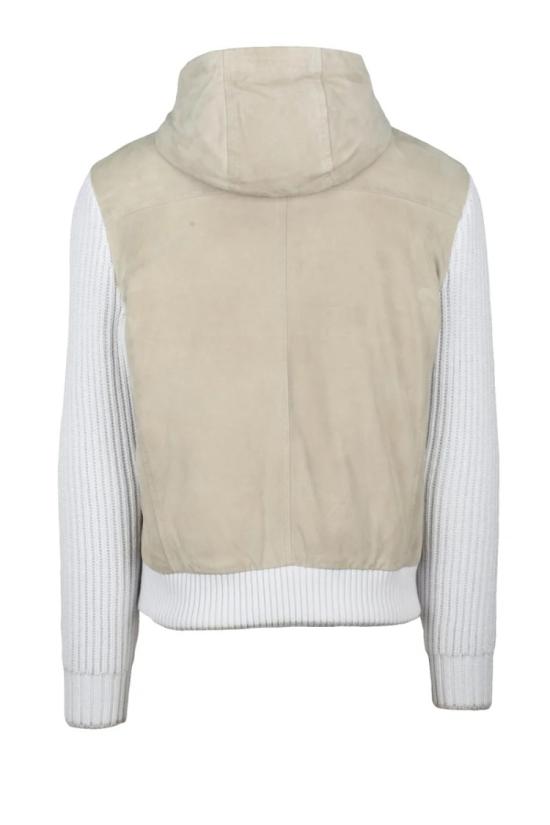  일레븐티 자켓 스웨이드 다운 재킷 - 베이지 - ELEVENTY