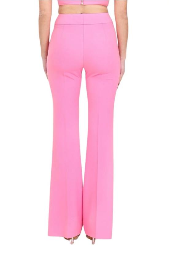  시모나 코르셀리니 스트레이트 팬츠 부드러운 기능성 원단으로 제작된 하이웨이스트 플레어 - SIMONA CORSELLINI