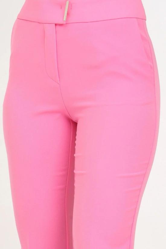  시모나 코르셀리니 스트레이트 팬츠 부드러운 기능성 원단으로 제작된 하이웨이스트 플레어 - SIMONA CORSELLINI