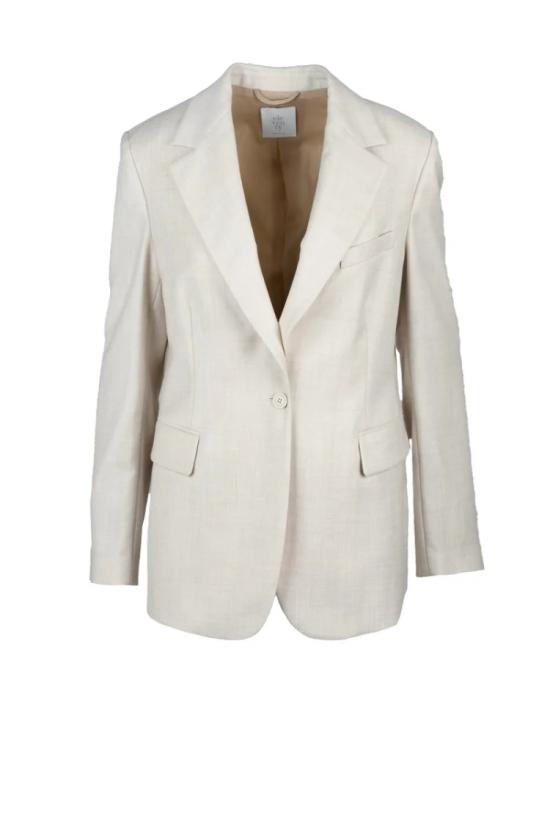  일레븐티 자켓 라메 재킷 울 - 베이지