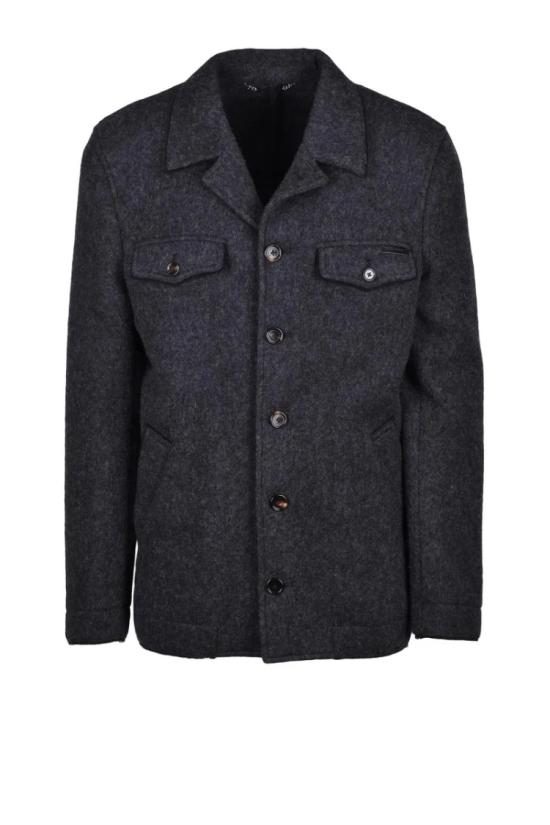  돌체앤가바나 자켓 울 코트 - 회색