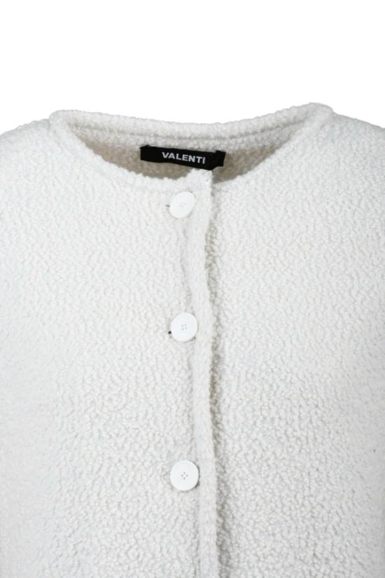  안토니오발렌티 자켓 크루넥 울 재킷 - 화이트 - ANTONINO VALENTI