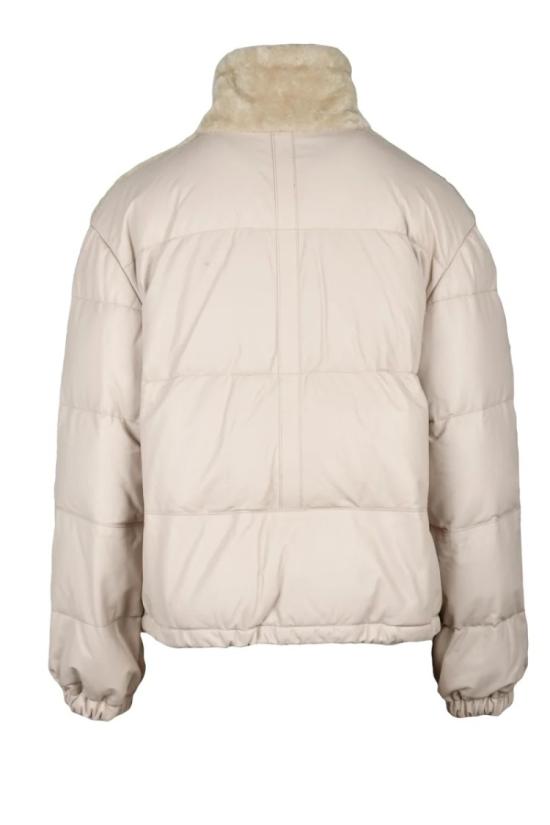  조르지오 브라토 자켓 베이지색 가죽 재킷 - GIORGIO BRATO