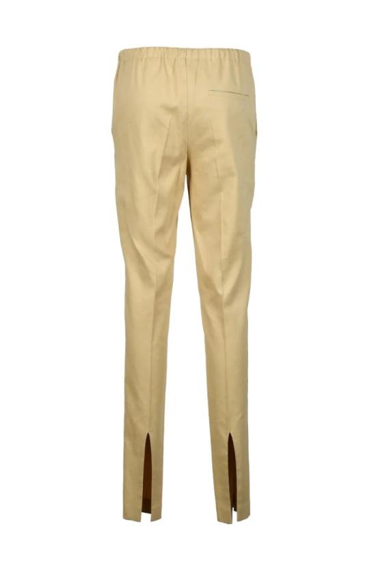  알리지 스트레이트 팬츠 린넨 비스코스 스트레치  - 크림색 - ALYSI