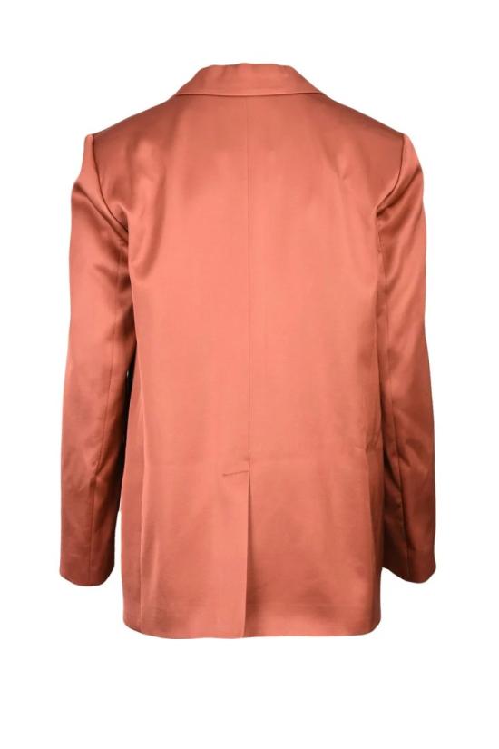  리우조 자켓 새틴 재킷 - 러스트 - LIU JO