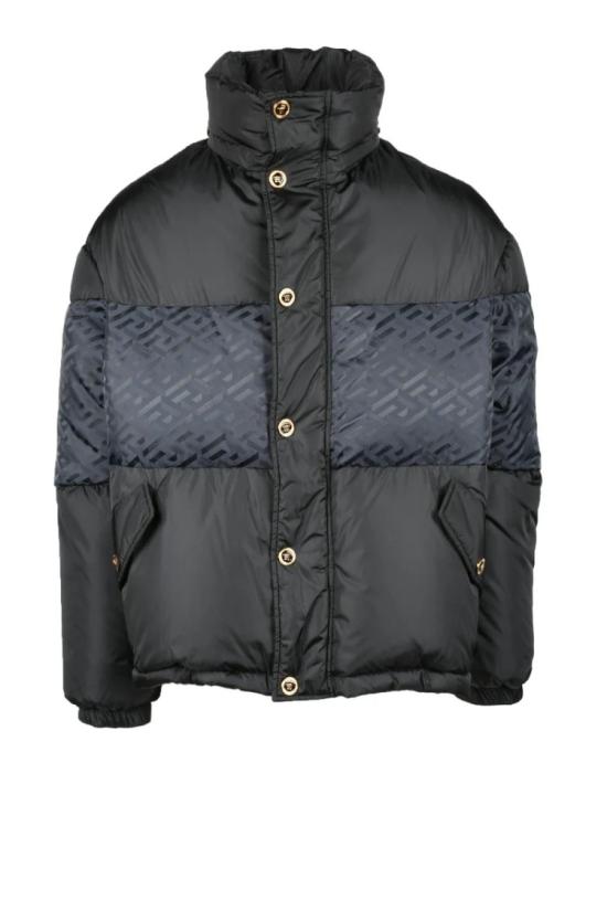  베르사체 자켓 다운 재킷 - 블랙