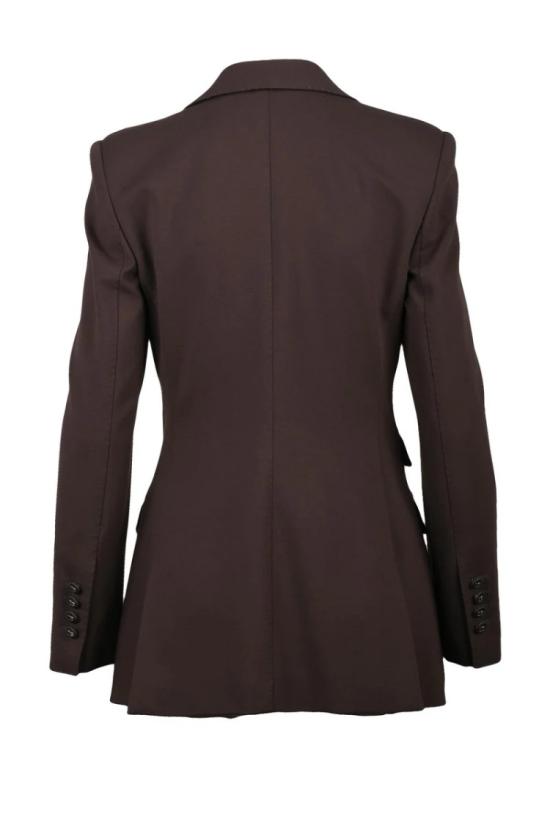  돌체앤가바나 자켓 신축성 있는 비스코스 재킷 - 브라운 - DOLCE & GABBANA
