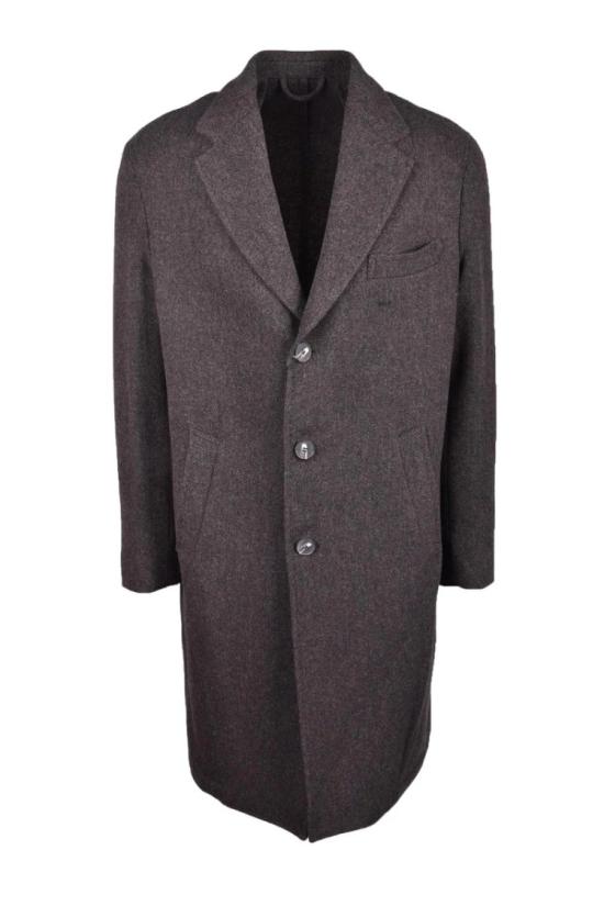  Giampaolo 자켓 버진 울 코트 - 브라운