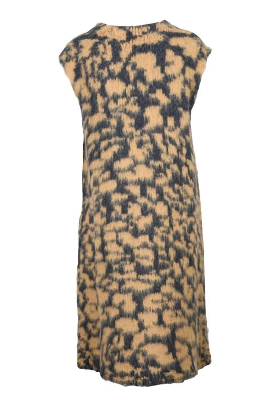  알리지 자켓 알파카 울 베스트 - 그레이/브라운 - ALYSI