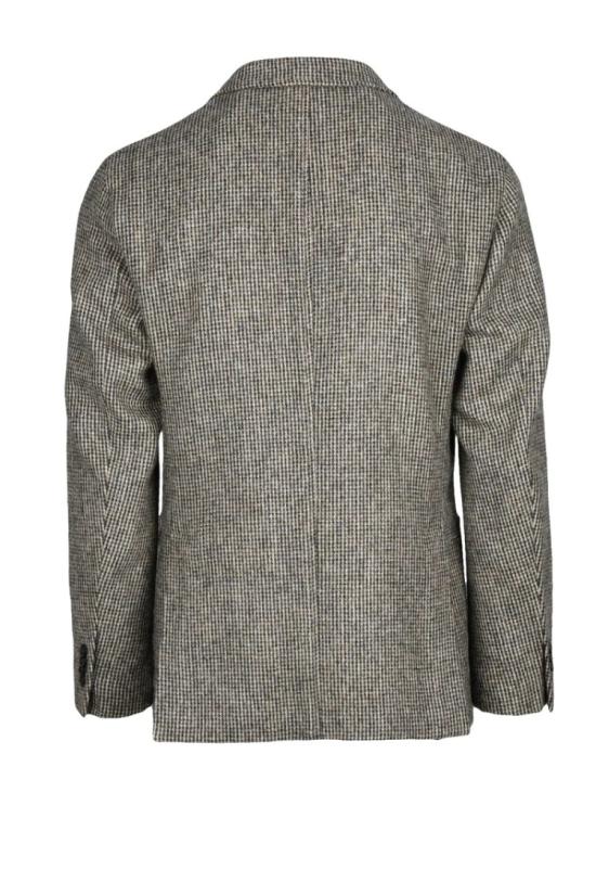  볼리올리 자켓 울 재킷 - 블랙/베이지 - BOGLIOLI